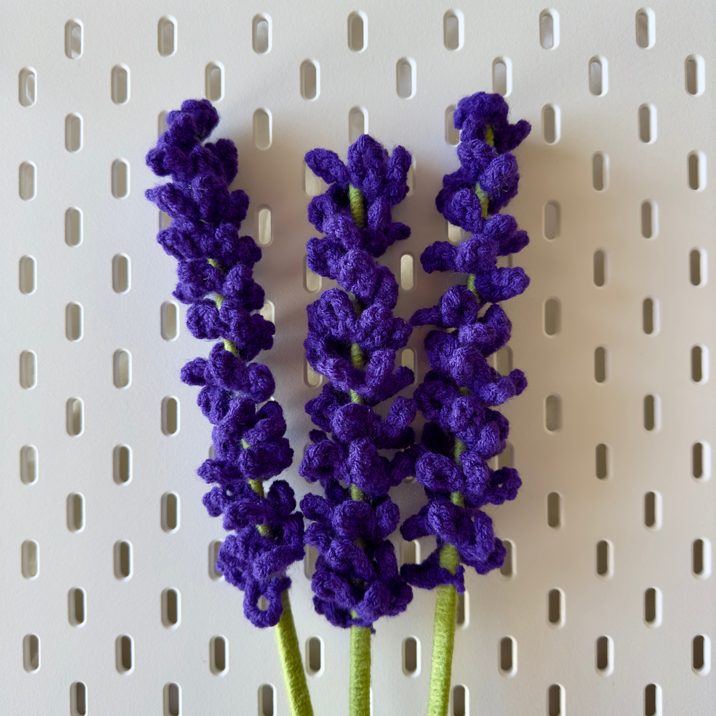 Lavender Crochet Flower - Handcrafted Floral Decor