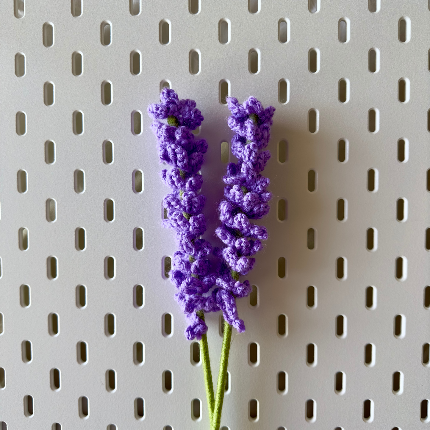 Lavender Crochet Flower - Handcrafted Floral Decor