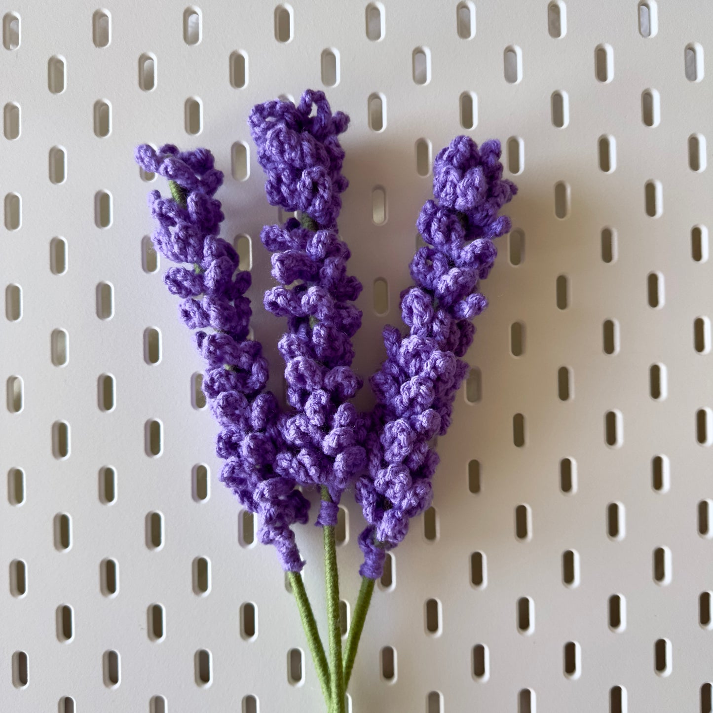 Lavender Crochet Flower - Handcrafted Floral Decor